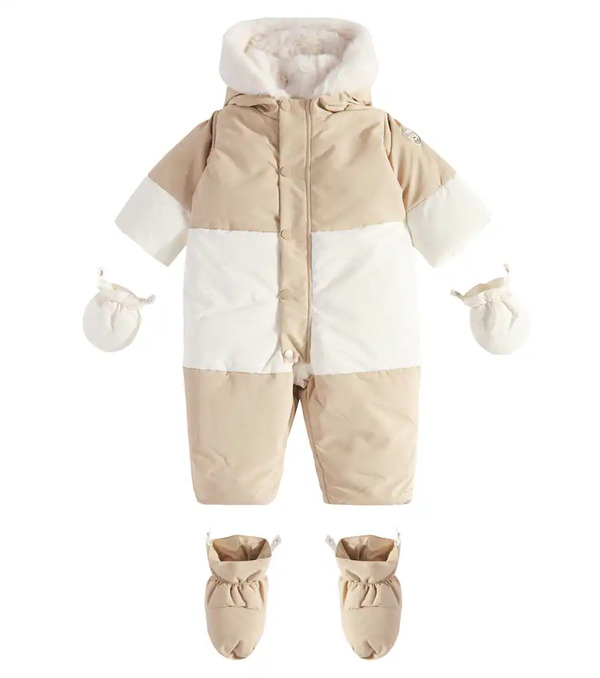  Bonpoint Bonpoint Baby Daegon Colorblocked Down Snowsuit 