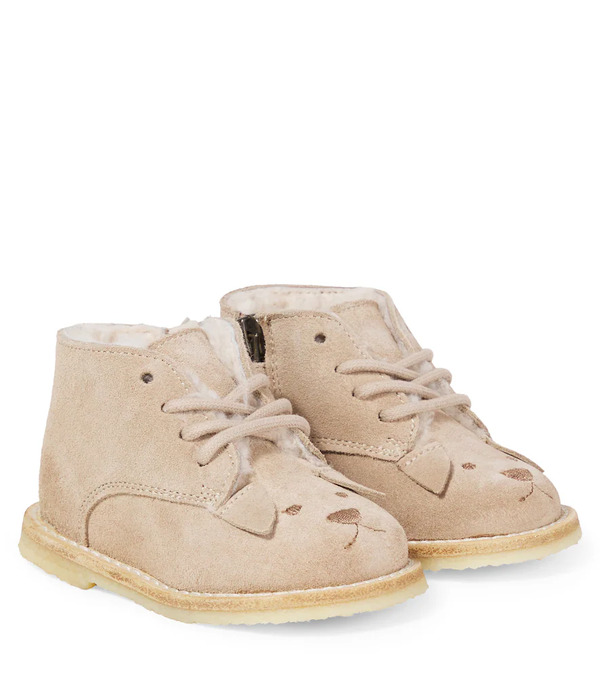  Bonpoint Bonpoint Baby Joss Leather Ankle Boots 
