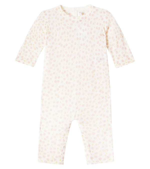  Bonpoint Bonpoint Baby Tilouana Logo Wool Onesie 
