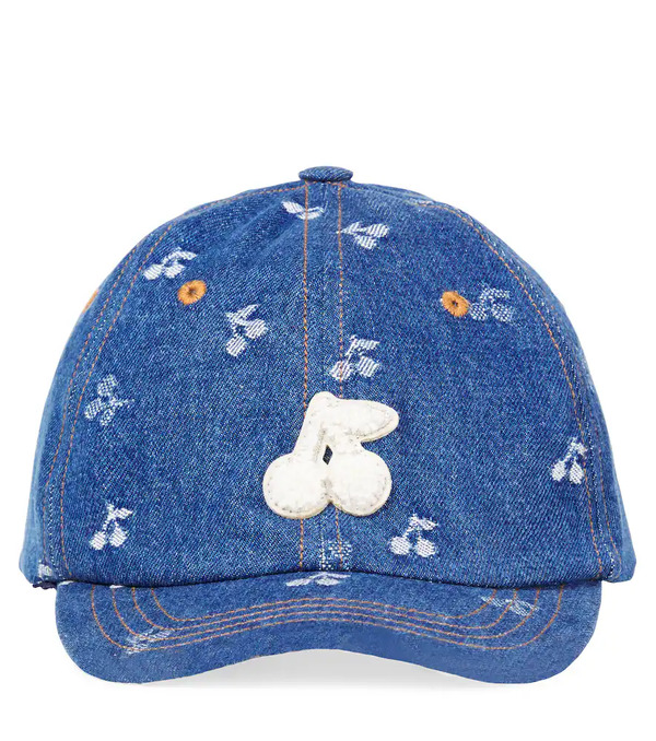  Bonpoint Bonpoint Embroidered Cotton Baseball Hat 