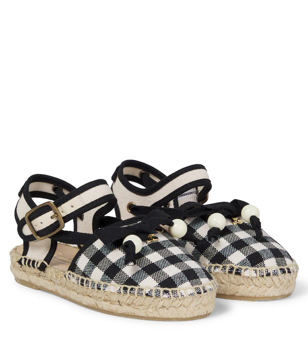 Bonpoint Bonpoint Evila Gingham Espadrilles 