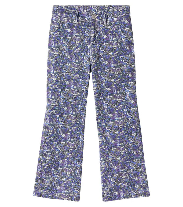  Bonpoint Bonpoint Gersande Floral Flared Jeans 