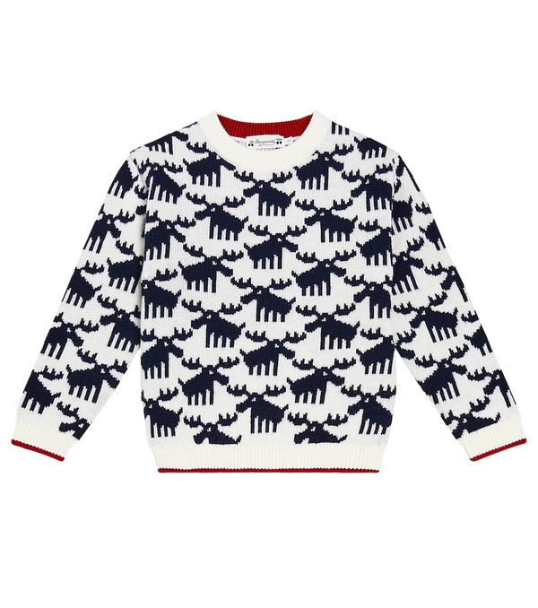  Bonpoint Bonpoint Intarsia Wool Sweater 