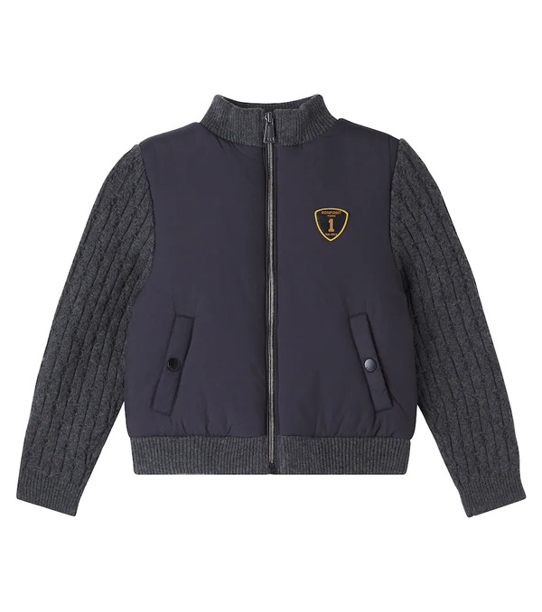  Bonpoint Bonpoint Jarod Ribbed-knit Jacket 