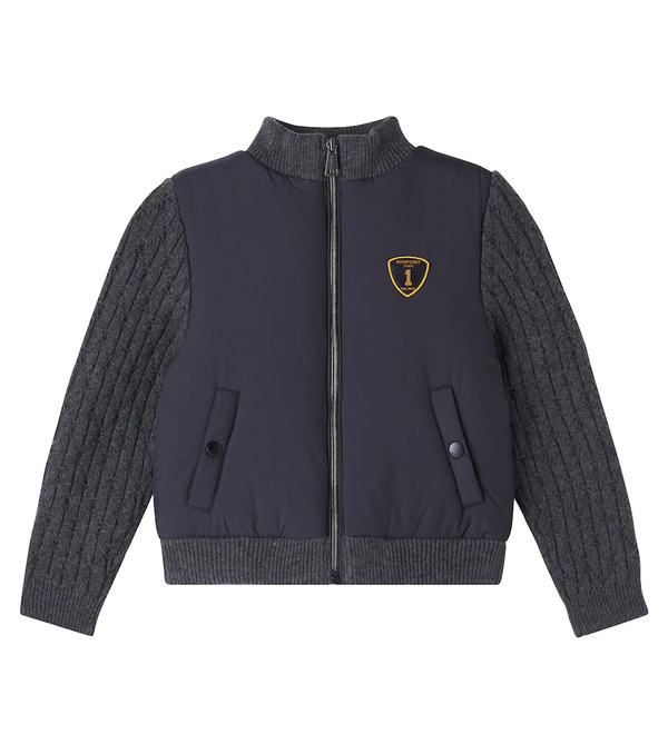  Bonpoint Bonpoint Jarod Ribbed-knit Jacket 