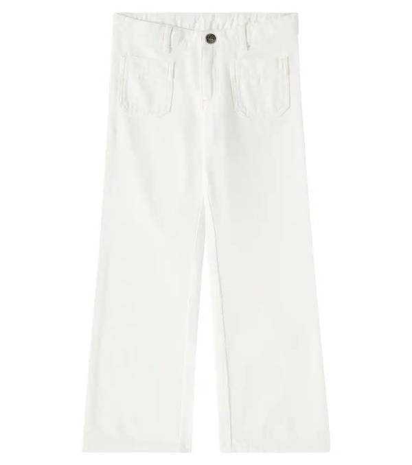  Bonpoint Bonpoint Junon Flared Cotton Pants 