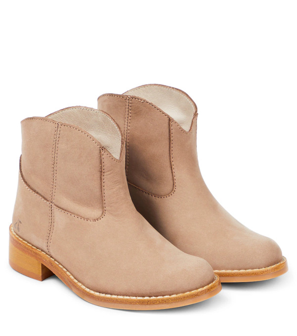  Bonpoint Bonpoint Leather Cowboy Boots 