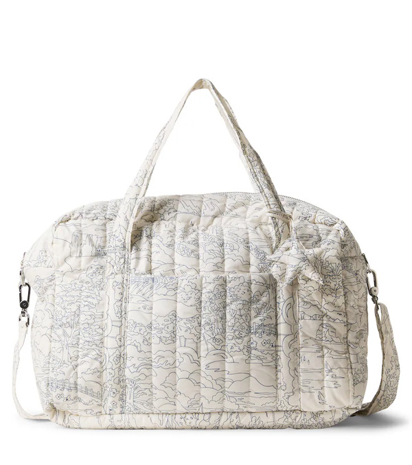  Bonpoint Bonpoint Piou Printed Quilted Diaper Bag 