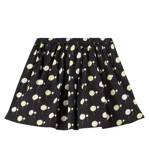  Bonpoint Bonpoint Suzon Printed Cotton Skirt 