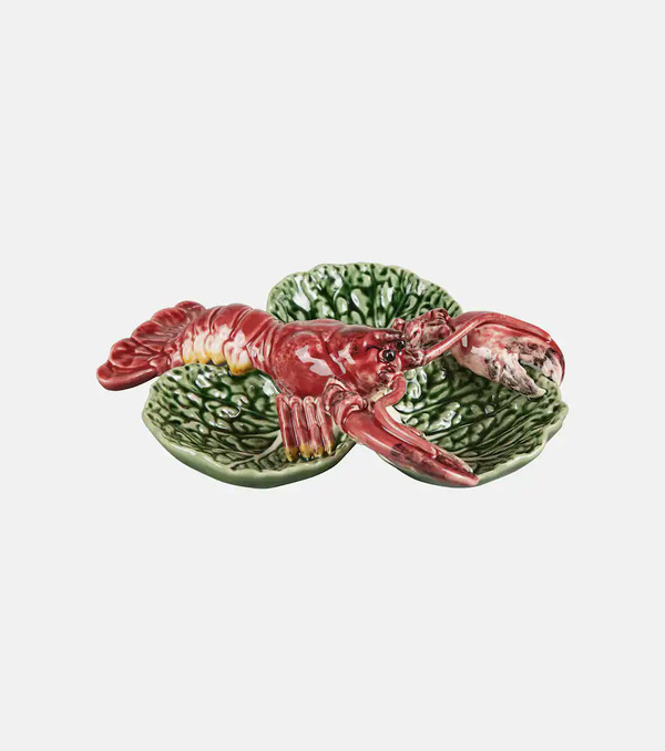  Bordallo Pinheiro Bordallo Pinheiro Cabbage With Lobsters Small Appetizer Plate 