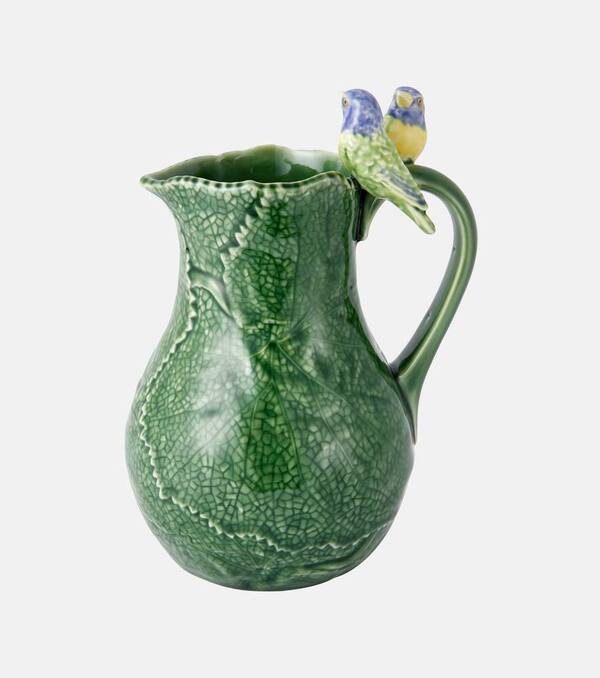  Bordallo Pinheiro Bordallo Pinheiro Cineraria Ceramic Pitcher 
