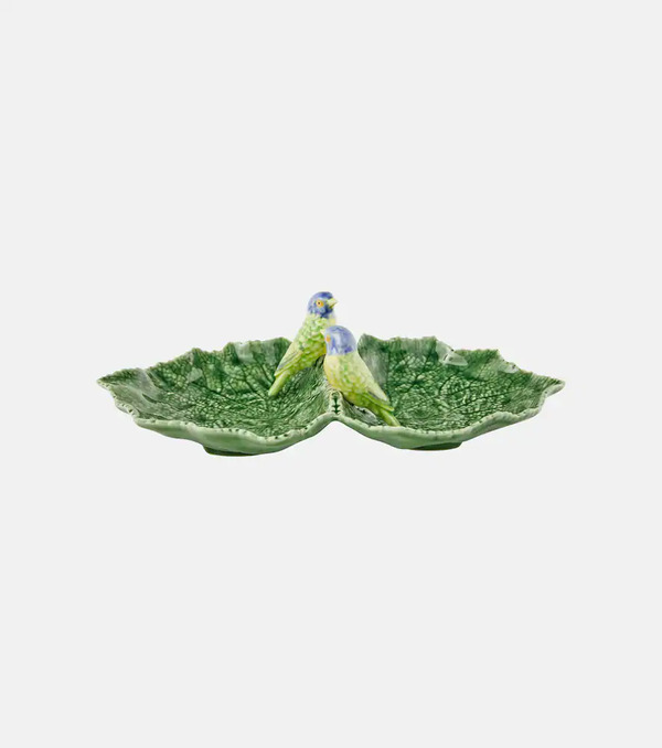  Bordallo Pinheiro Bordallo Pinheiro Cineraria Double Leaf Bowl 