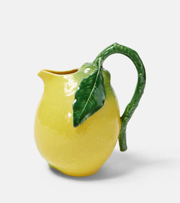  Bordallo Pinheiro Bordallo Pinheiro Lemon Earthenware Pitcher 