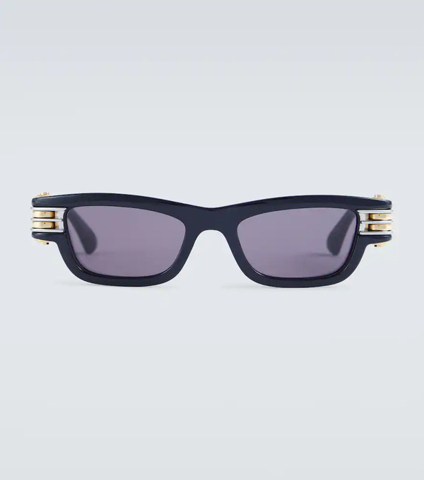  Bottega Veneta Bottega Veneta Bolt Rectangular Sunglasses 