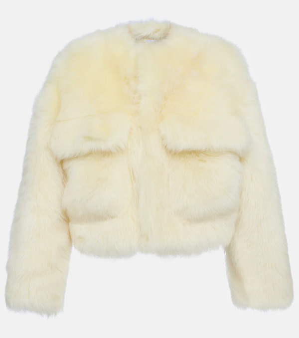  Bottega Veneta Bottega Veneta Cropped Shearling Jacket 