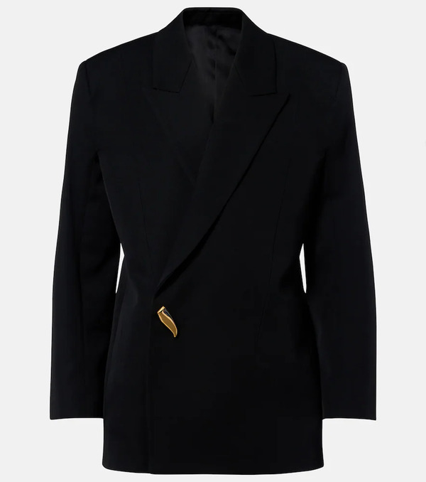  Bottega Veneta Bottega Veneta Double-breasted Wool Blazer 