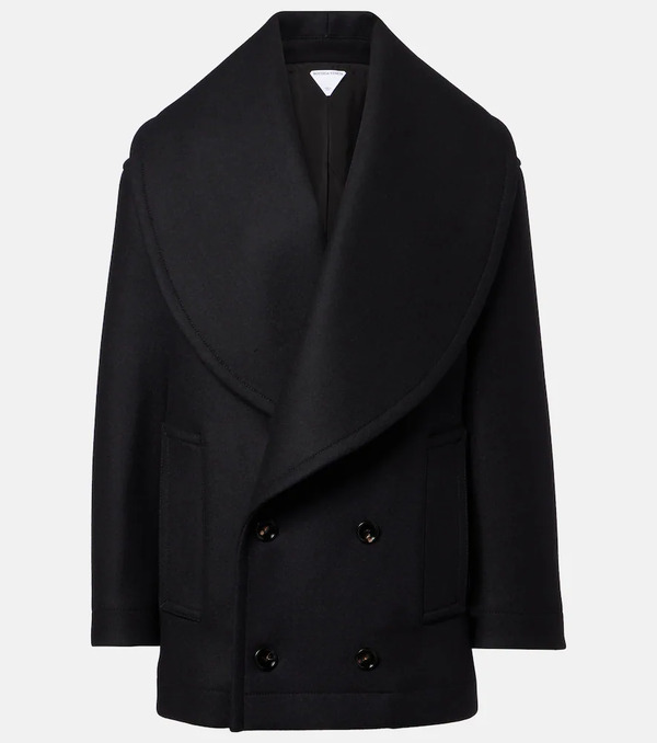  Bottega Veneta Bottega Veneta Double-breasted Wool Coat 