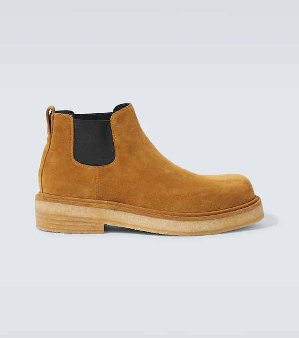 Bottega Veneta Bottega Veneta Haddock Suede Chelsea Boots 