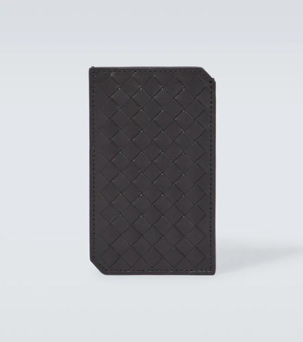  Bottega Veneta Bottega Veneta Intrecciato Small Leather Card Case 