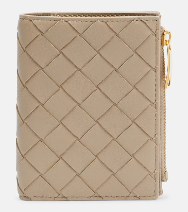  Bottega Veneta Bottega Veneta Intrecciato Small Leather Wallet 