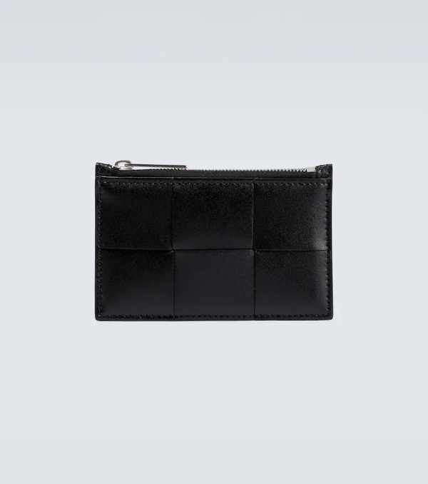  Bottega Veneta Bottega Veneta Intreccio Leather Card Case 