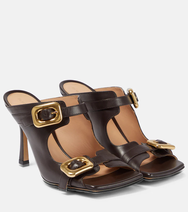  Bottega Veneta Bottega Veneta Leather Mules 