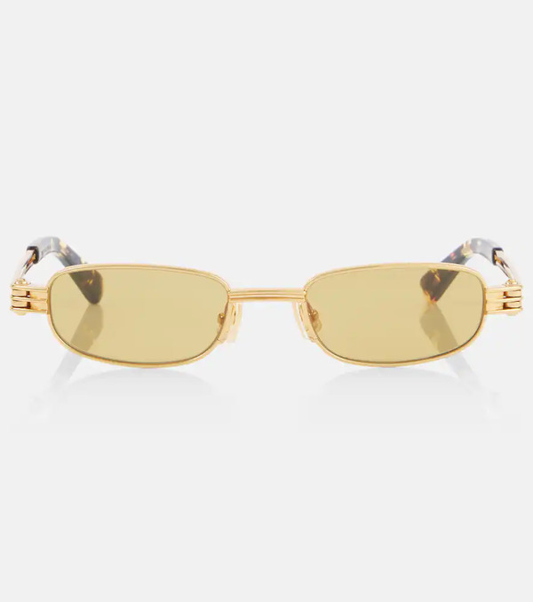  Bottega Veneta Bottega Veneta Rectangular Sunglasses 