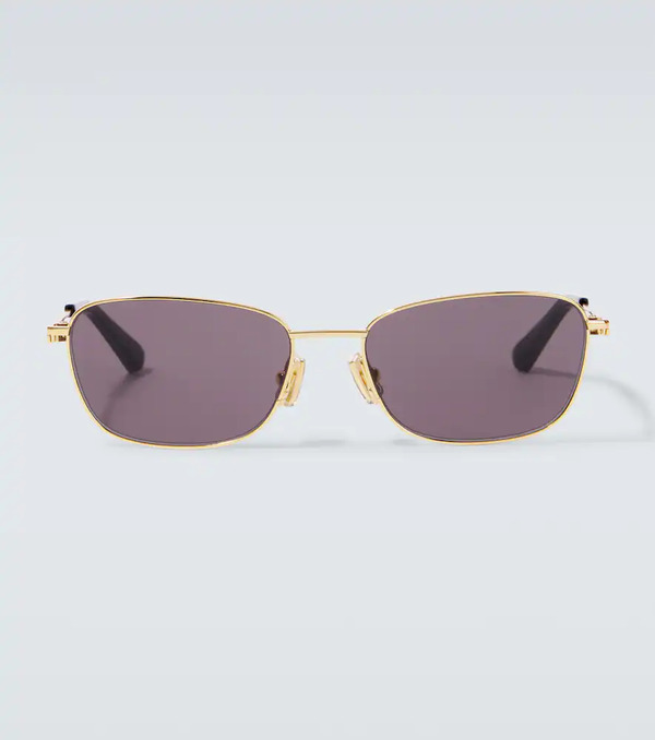  Bottega Veneta Bottega Veneta Split Rectangular Sunglasses 