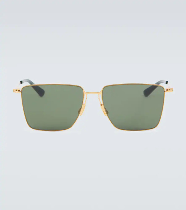  Bottega Veneta Bottega Veneta Ultrathin Rectangular Sunglasses 