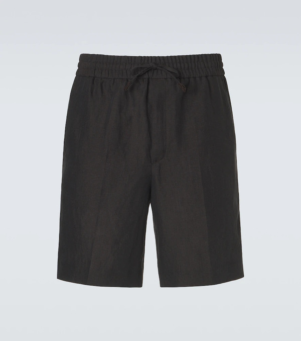  Brioni Brioni Linen Bermuda Shorts 