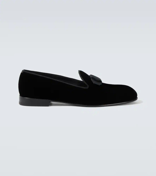  Brioni Brioni Velvet Loafers 