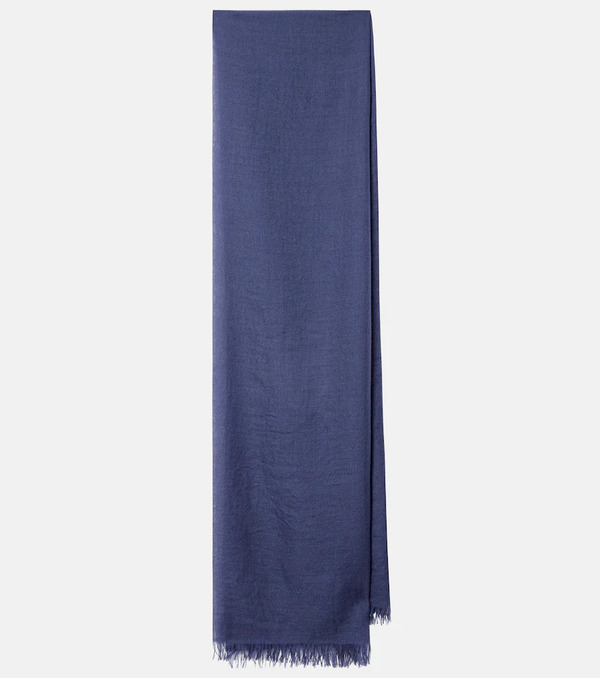  Brunello Cucinelli Brunello Cucinelli Cashmere And Silk Scarf 