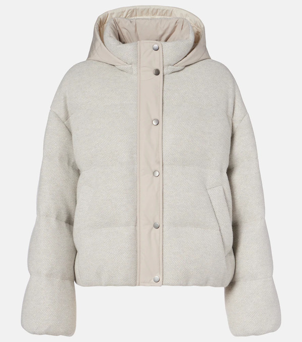  Brunello Cucinelli Brunello Cucinelli Cashmere-blend Down Jacket 