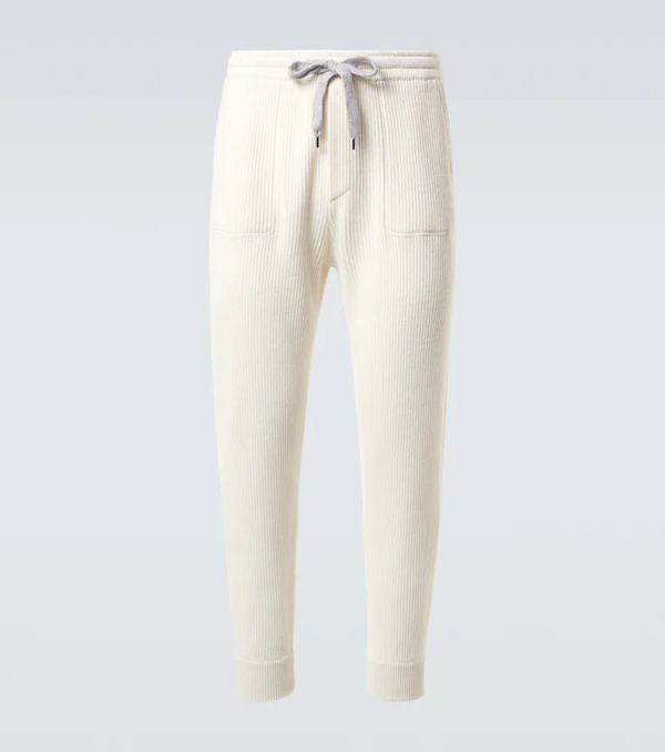  Brunello Cucinelli Brunello Cucinelli Cashmere-blend Sweatpants 