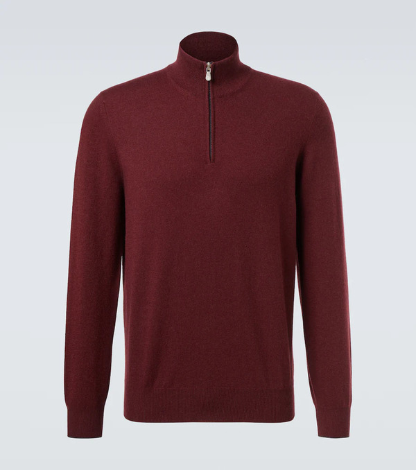  Brunello Cucinelli Brunello Cucinelli Cashmere Half-zip Sweater 