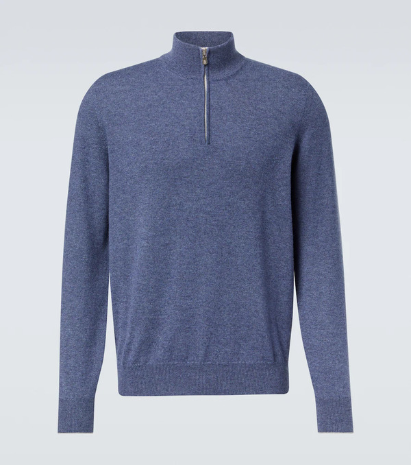  Brunello Cucinelli Brunello Cucinelli Cashmere Half-zip Sweater 