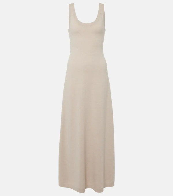  Brunello Cucinelli Brunello Cucinelli Cashmere Midi Dress 