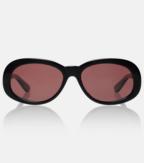  Brunello Cucinelli Brunello Cucinelli Claire Monili Oval Sunglasses 