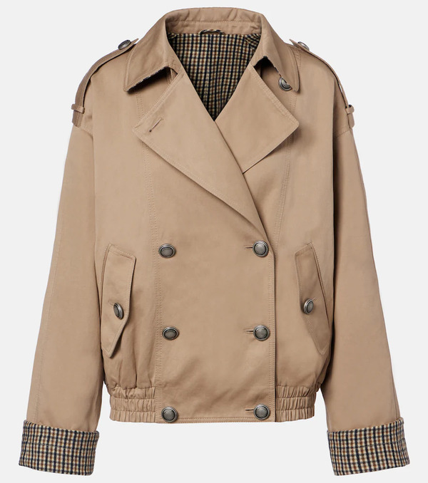  Brunello Cucinelli Brunello Cucinelli Cotton And Linen Jacket 