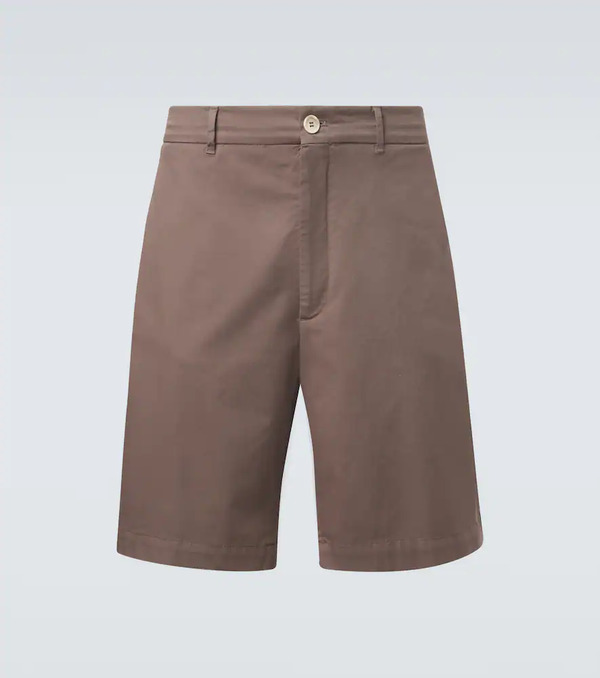  Brunello Cucinelli Brunello Cucinelli Cotton-blend Bermuda Shorts 