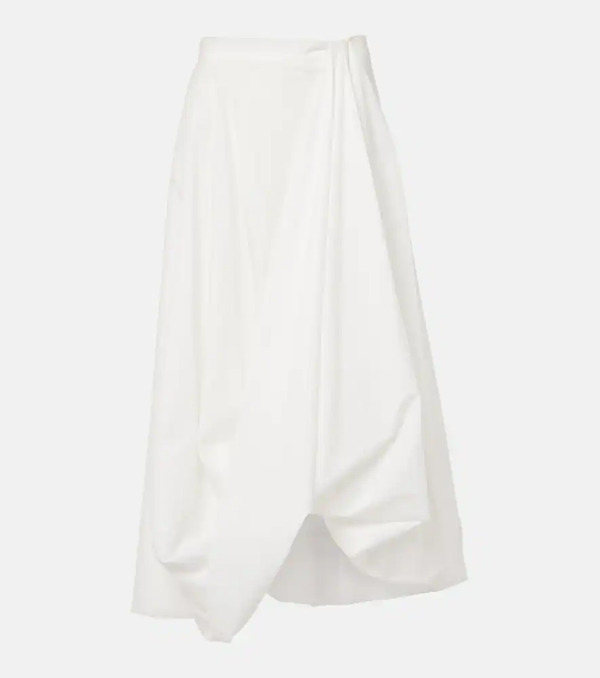  Brunello Cucinelli Brunello Cucinelli Cotton-blend Maxi Skirt 