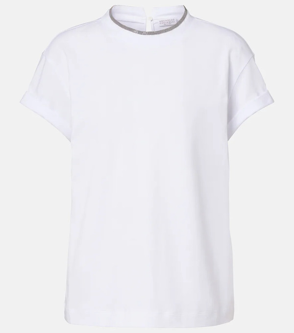  Brunello Cucinelli Brunello Cucinelli Cotton-blend T-shirt 