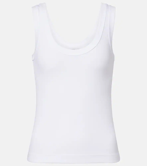  Brunello Cucinelli Brunello Cucinelli Cotton-blend Tank Top 