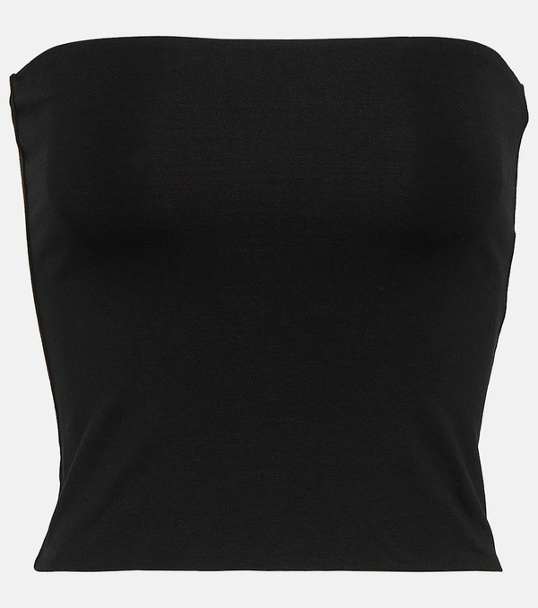  Brunello Cucinelli Brunello Cucinelli Cotton-blend Tube Top 