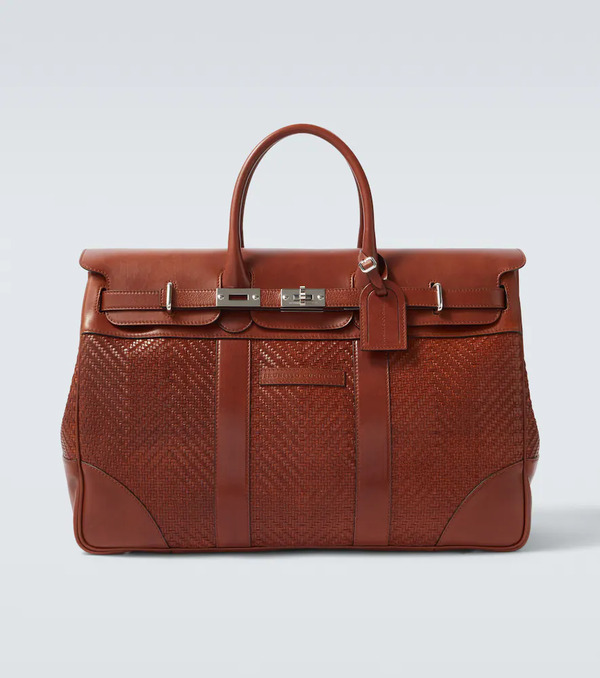  Brunello Cucinelli Brunello Cucinelli Country Leather Tote Bag 