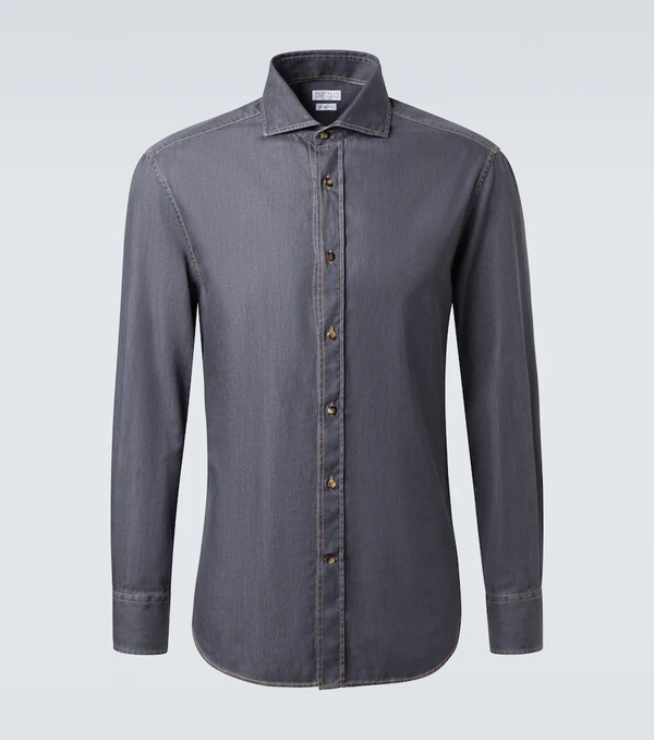  Brunello Cucinelli Brunello Cucinelli Denim Shirt 