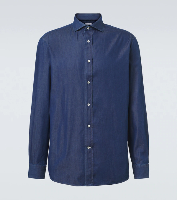  Brunello Cucinelli Brunello Cucinelli Denim Shirt 