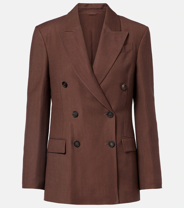  Brunello Cucinelli Brunello Cucinelli Double-breasted Blazer 
