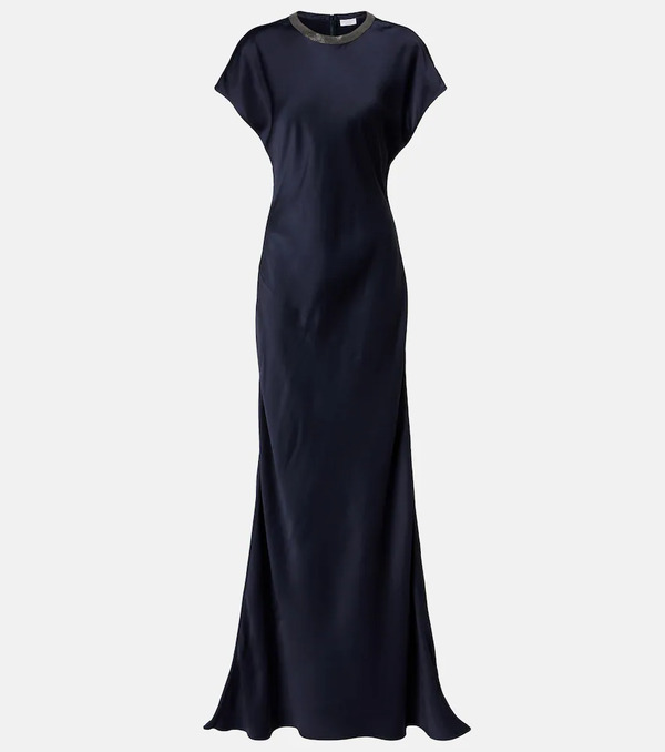  Brunello Cucinelli Brunello Cucinelli Embellished Gown 