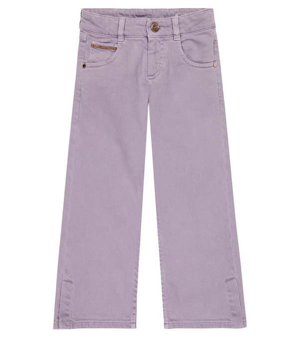  Brunello Cucinelli Kids Brunello Cucinelli Kids Embellished Flared Jeans 